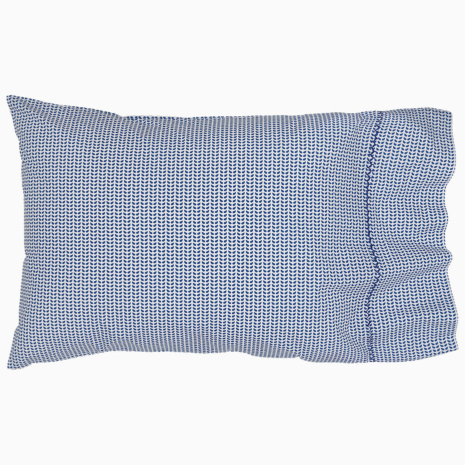 Cinde Navy Organic Sheet Set by John Robshaw