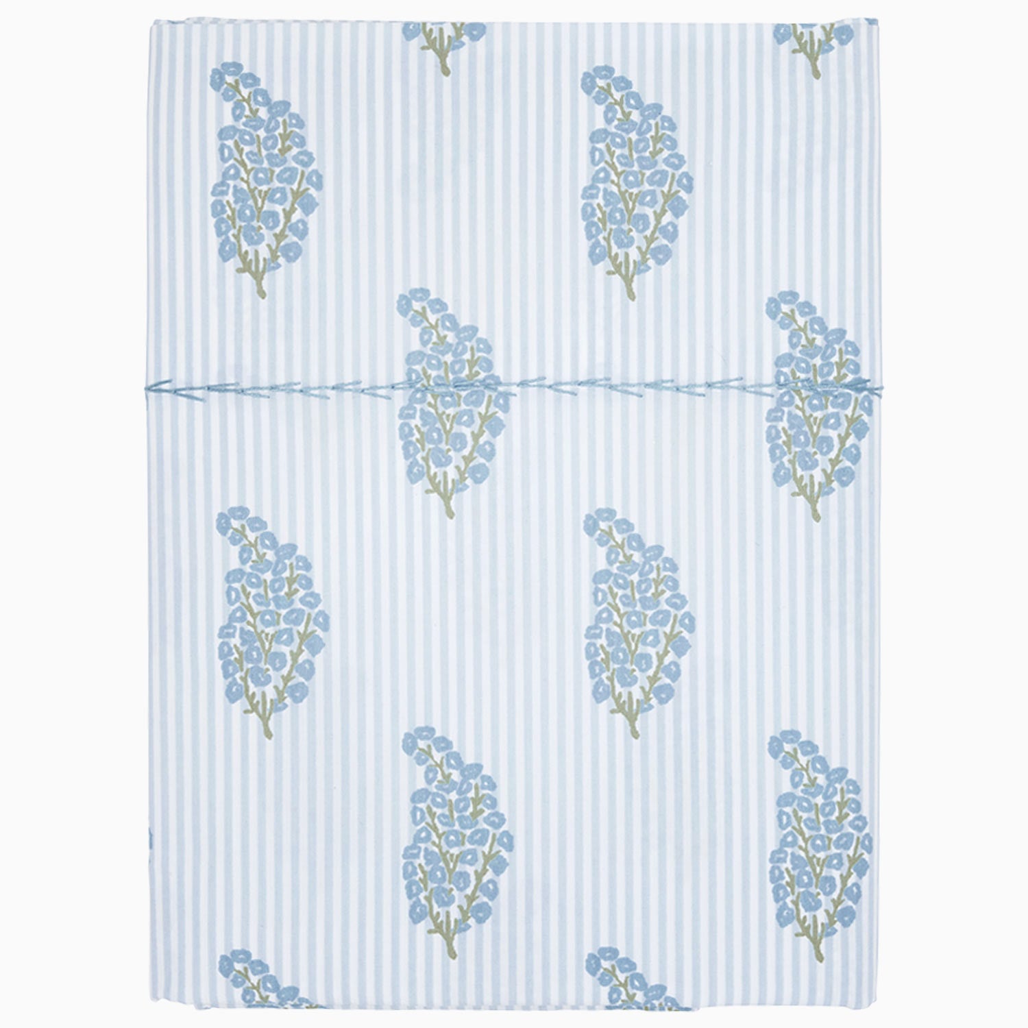 Nirvi Light Indigo Organic Sheets by John Robshaw