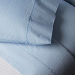 Nandi Light Indigo Organic Sheet Set by John Robshaw