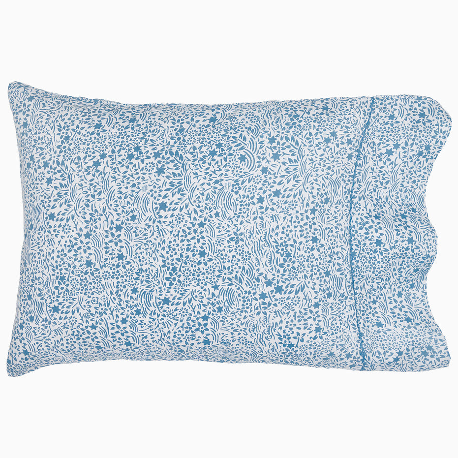 Zayan Light Indigo Sheet Set by John Robshaw