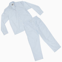 Cinde Light Indigo Pajama Set - High Quality Image of 