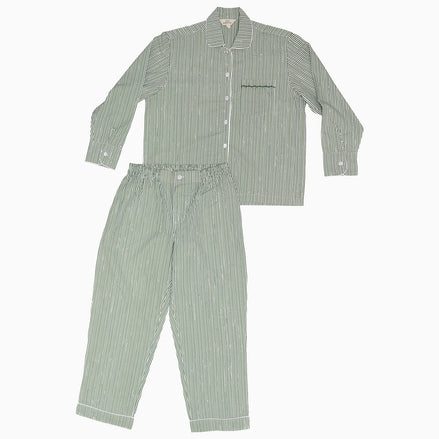 Nandi Dark Sage Pajama Set by John Robshaw