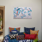 Parakeet And Bluebird Tapestry - 32902375866414