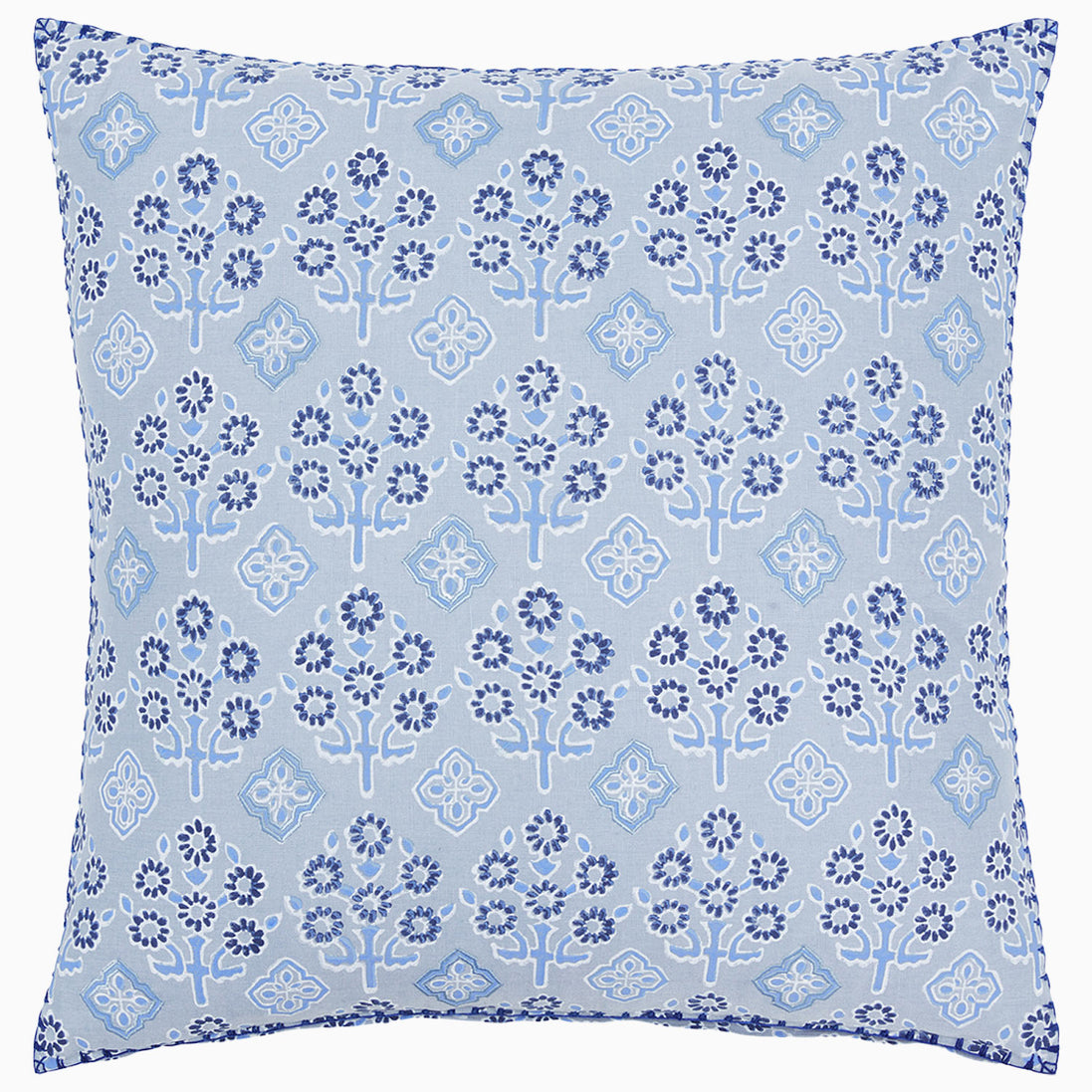Aanan Light Indigo Pillow by John Robshaw