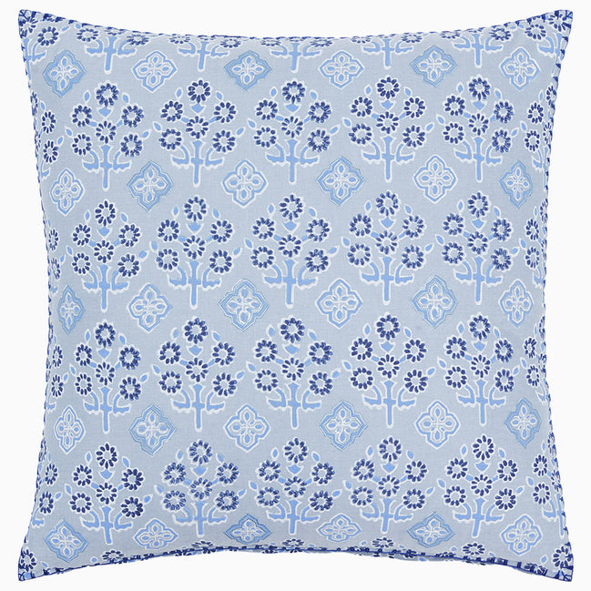 Aanan Light Indigo Pillow by John Robshaw