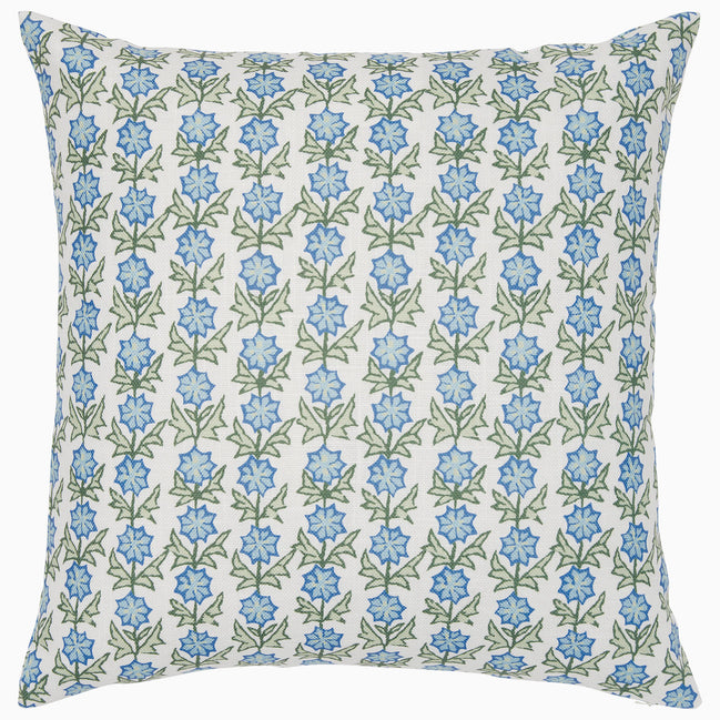 Akhil Light Indigo Outdoor Decorative Pillow