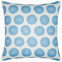 Aleesa Light Indigo Outdoor Decorative Pillow - High Quality Image of 