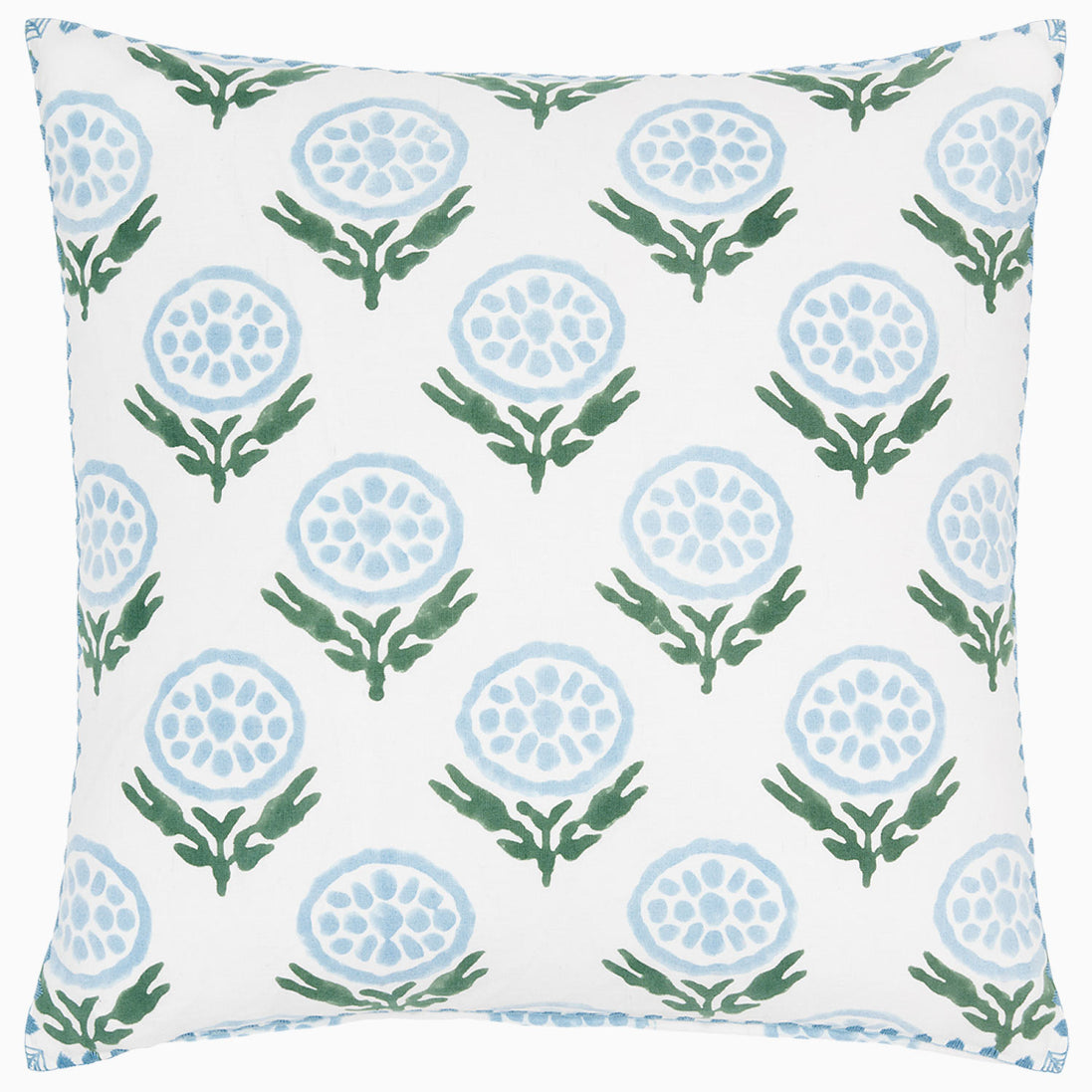 Anisha Light Indigo Pillow by John Robshaw