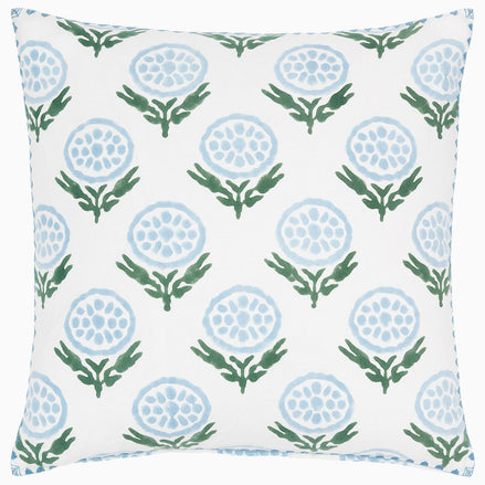 Anisha Light Indigo Pillow by John Robshaw