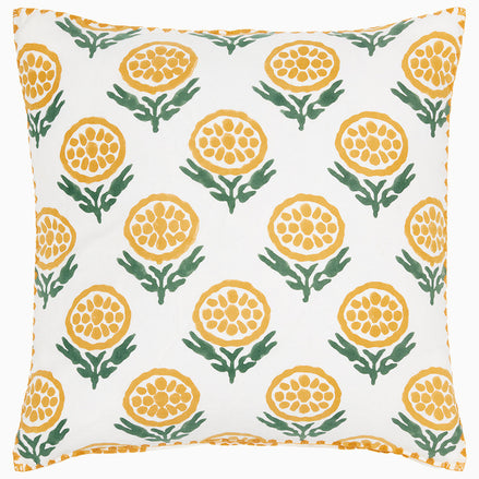 Anisha Marigold Pillow by John Robshaw