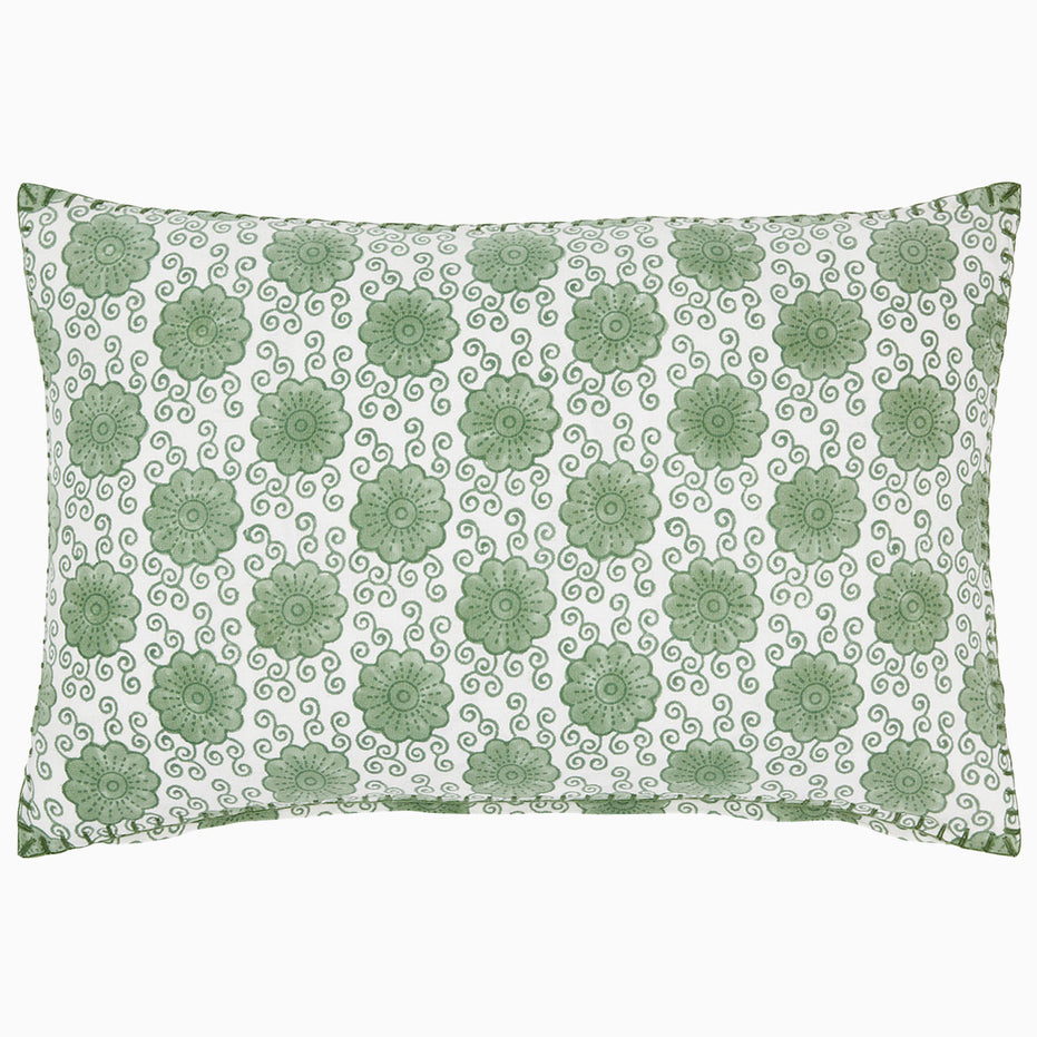 Damini Sage Pillow by John Robshaw