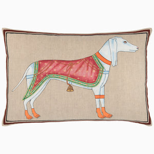 Gray Dog Kidney Pillow