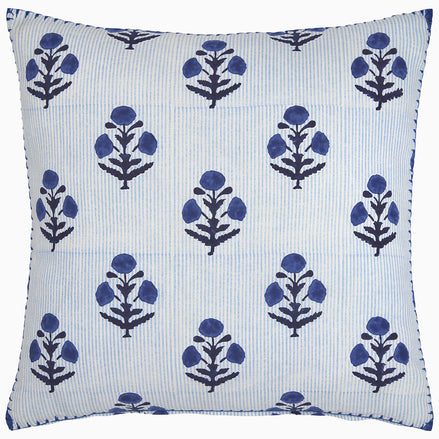 Lucy Indigo Decorative Pillow by John Robshaw