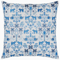 Nolin Light Indigo Decorative Pillow - High Quality Image of 