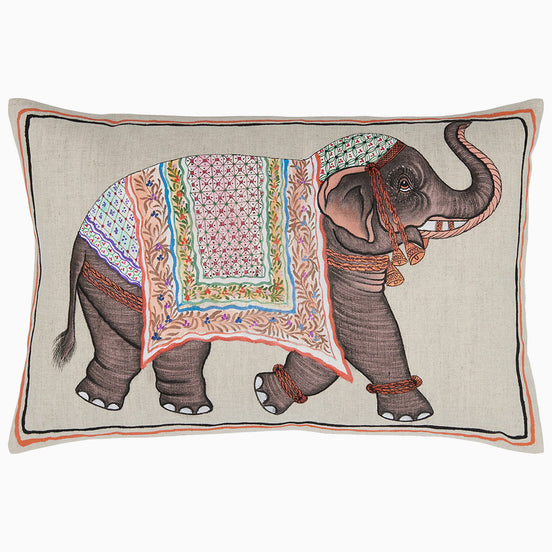 Pinky Elephant Pillow by John Robshaw