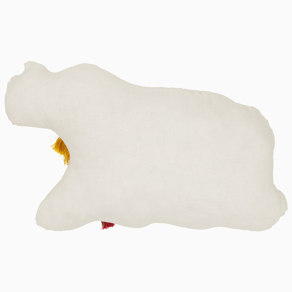 Pinky Elephant on the Move Pillow by John Robshaw