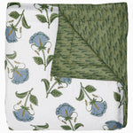 Farah Light Indigo Quilt by John Robshaw