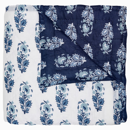 Kanak Indigo Quilt by John Robshaw