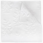 Manya White Organic Quilt by John Robshaw