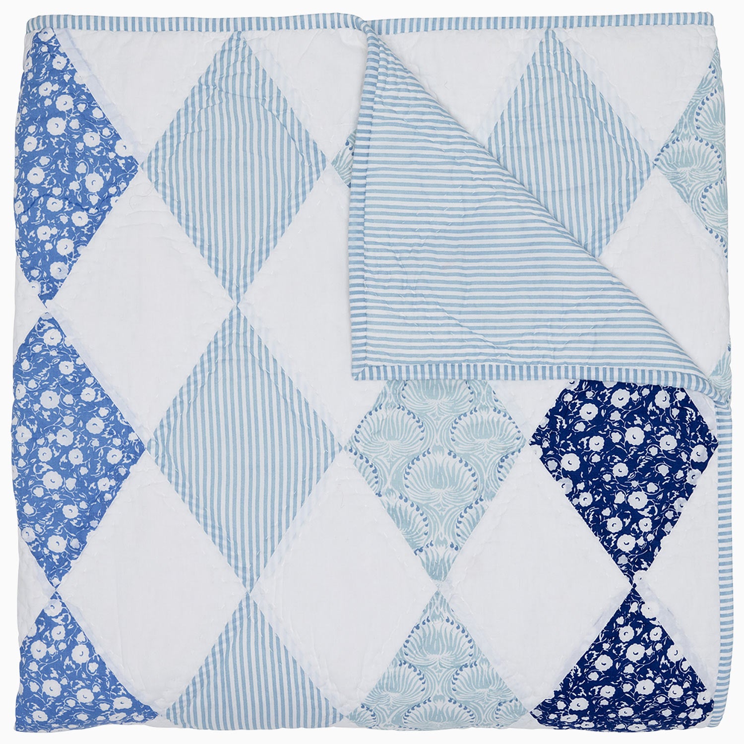 Namit Azure Quilt by John Robshaw