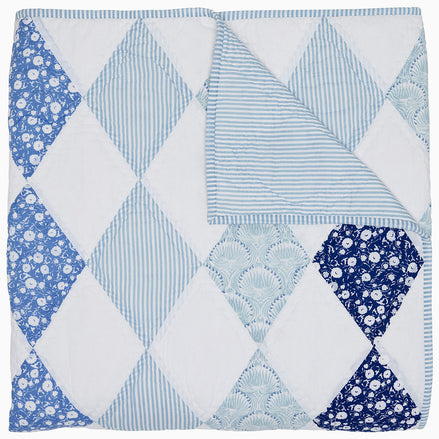 Namit Azure Quilt by John Robshaw