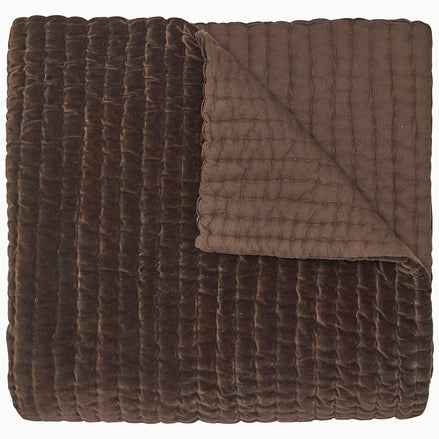 Velvet Coffee Quilt by John Robshaw