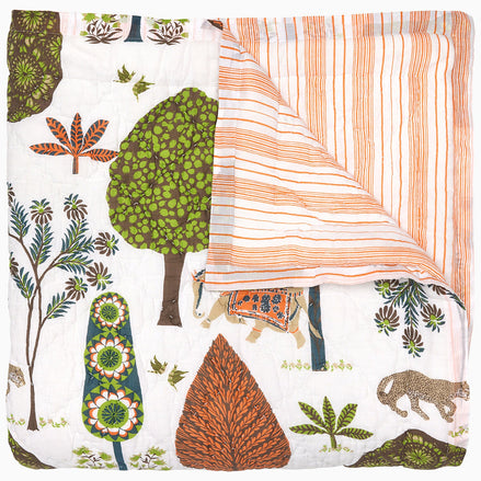 Vivaan Sand Quilt by John Robshaw