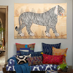 Right White Tiger 2 Tapestry - 32114665848878