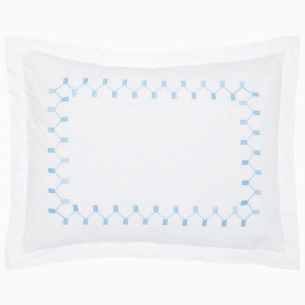 Anketi Light Indigo Border Sham by John Robshaw