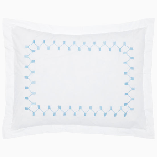 Anketi Light Indigo Border Sham