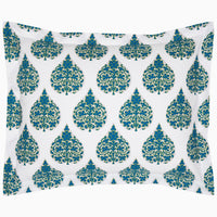 Bilva Peacock Organic Sham - High Quality Image of 