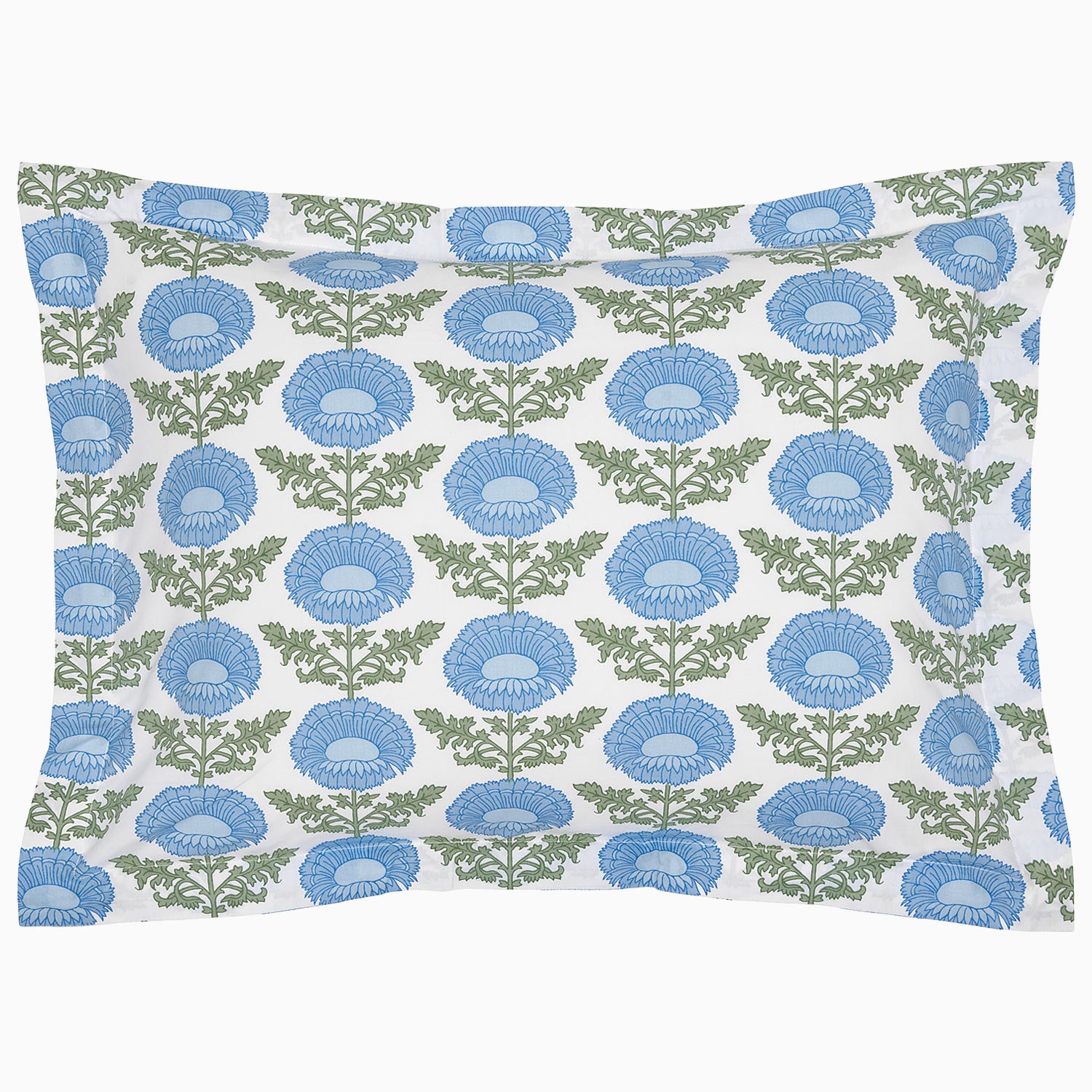 Kaavia Light Indigo Organic Sham by John Robshaw