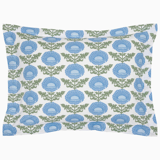 Kaavia Light Indigo Organic Sham by John Robshaw