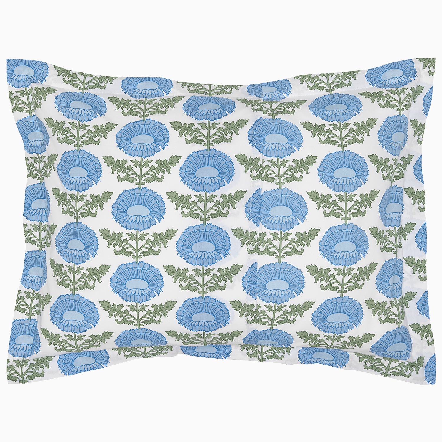 Kaavia Light Indigo Organic Sham by John Robshaw