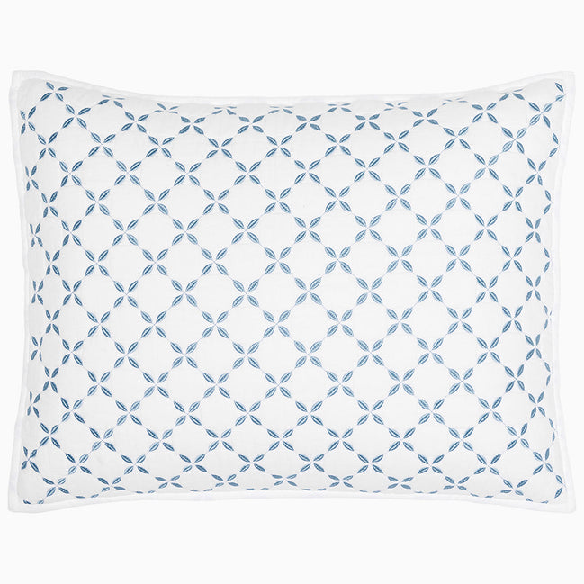 Layla Light Indigo Sham by John Robshaw