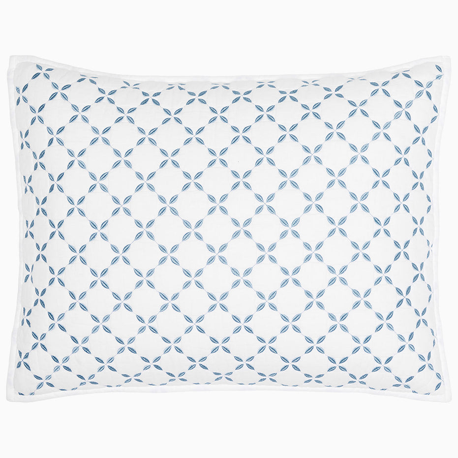 Layla Light Indigo Sham by John Robshaw