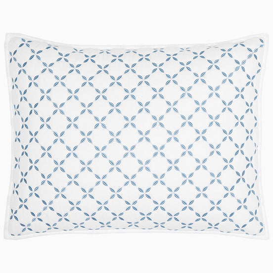 Layla Light Indigo Sham by John Robshaw