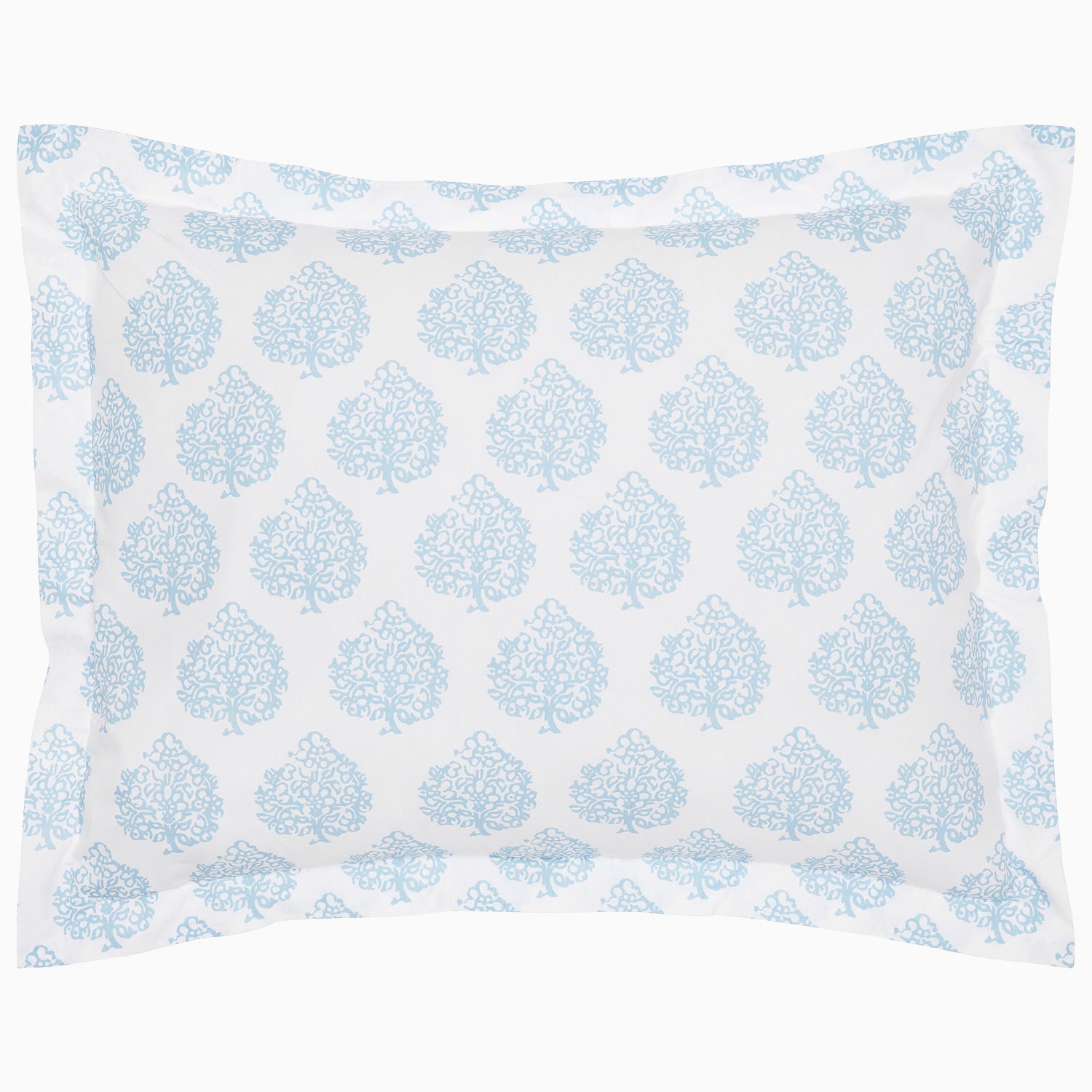Mali Light Indigo Organic Sham