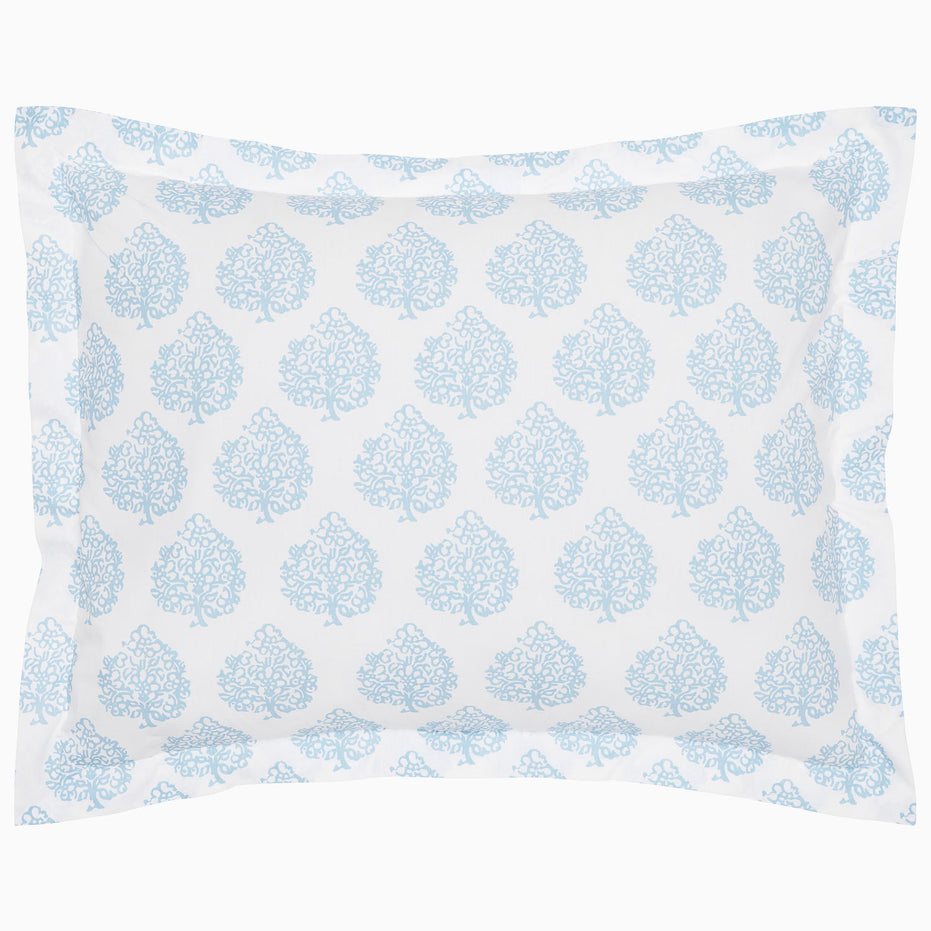 Mali Light Indigo Organic Sham
