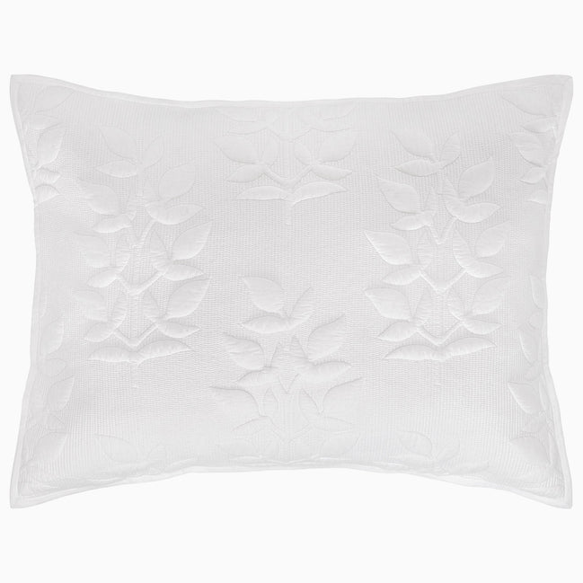 Manya White Organic Sham by John Robshaw