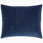 A Velvet Indigo Quilt hand quilted by Indian artisans by John Robshaw.