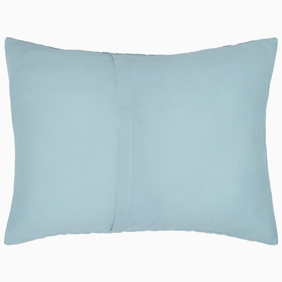 Velvet Light Indigo Sham