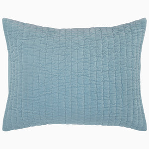 Velvet Light Indigo Sham