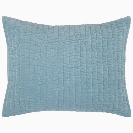 Velvet Light Indigo Sham by John Robshaw