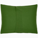 A hand quilted Velvet Moss Quilt by John Robshaw on a white background. - 30395668201518