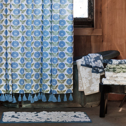 Kaavia Shower Curtain by John Robshaw