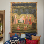 Stormy Night With Border Tapestry - 32114454921262