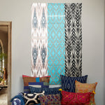 Tashkent Winter Day Large Ikat Tapestry - 32114915115054