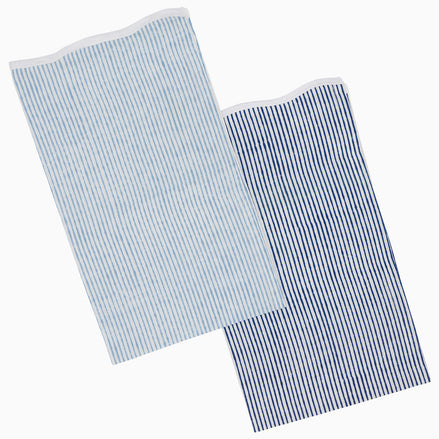 Nandi Indigo & Light Indigo Tea Towels by John Robshaw