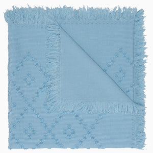 Tej Light Indigo Throw by John Robshaw